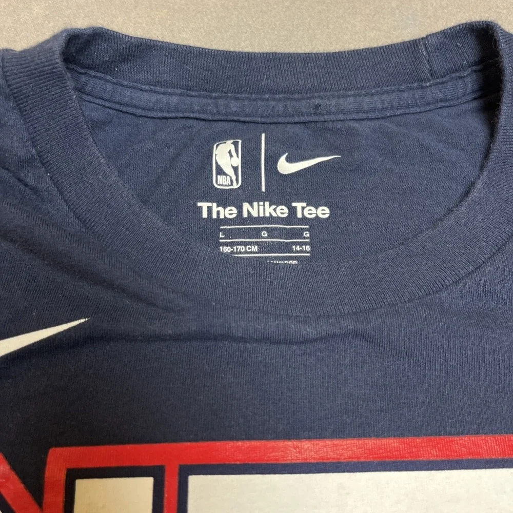 Nike Brooklyn‎ Nets Kevin Durant Navy T-Shirt Youth Large 12